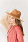 Fame Flat Brim Fedora Fashion Hat