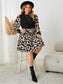 Honey Plus Size Splicing Dress