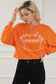 GAME DAY Football Graphic Notched Sweatshirt