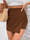 Perfee Pocketed High Waist Shorts